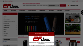 What 2fdeal.com website looked like in 2020 (3 years ago)