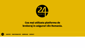 What 24broker.ro website looked like in 2020 (3 years ago)