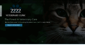 What 2222veterinaryclinic.com website looked like in 2021 (3 years ago)