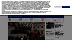 What 20minutos.es website looked like in 2021 (4 years ago)