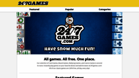 What 247games.org website looked like in 2021 (3 years ago)