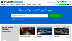 What 2yachts.com website looked like in 2021 (3 years ago)