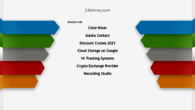 What 24bitmsc.com website looked like in 2021 (3 years ago)