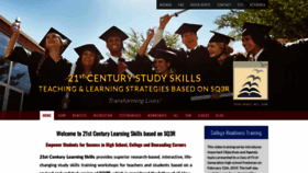 What 21stcenturystudyskills.com website looked like in 2021 (3 years ago)