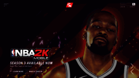 What 2k.com website looked like in 2021 (3 years ago)