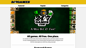 What 247games.com website looked like in 2021 (3 years ago)