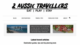 What 2aussietravellers.com website looked like in 2021 (3 years ago)