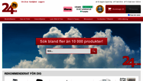 What 24.se website looked like in 2021 (4 years ago)