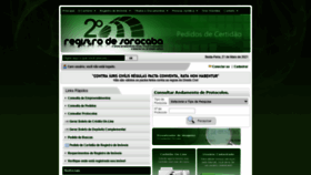 What 2registrosorocaba.com.br website looked like in 2021 (2 years ago)