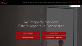 What 247propertyservices.co.uk website looked like in 2021 (2 years ago)