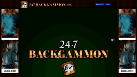 What 247backgammon.org website looked like in 2021 (2 years ago)