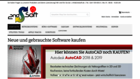 What 2ndsoft.de website looked like in 2021 (2 years ago)