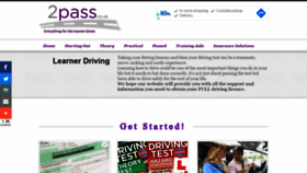What 2pass.co.uk website looked like in 2021 (2 years ago)