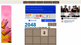 What 2048tile.co website looked like in 2021 (2 years ago)
