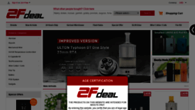 What 2fdeal.com website looked like in 2021 (2 years ago)