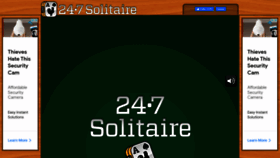 What 247solitaire.com website looked like in 2022 (2 years ago)