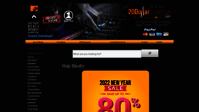 What 20dollarbeats.com website looked like in 2022 (2 years ago)
