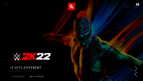 What 2k.com website looked like in 2022 (2 years ago)