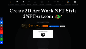 What 2nftart.com website looked like in 2022 (2 years ago)