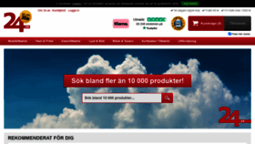 What 24.se website looked like in 2022 (3 years ago)