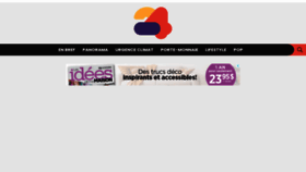 What 24heures.ca website looked like in 2022 (1 year ago)