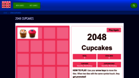 What 2048cupcakes.io website looked like in 2022 (1 year ago)