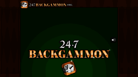 What 247backgammon.org website looked like in 2022 (1 year ago)