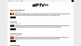 What 2iptv.com website looked like in 2022 (1 year ago)