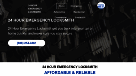 What 24hremergencylocksmithinc.com website looked like in 2022 (1 year ago)