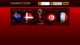 What 2winez.com website looked like in 2022 (1 year ago)
