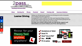What 2pass.co.uk website looked like in 2023 (1 year ago)