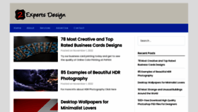 What 2expertsdesign.com website looked like in 2023 (1 year ago)