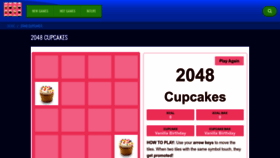 What 2048cupcakes.io website looked like in 2023 (1 year ago)