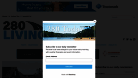 What 280living.com website looked like in 2023 (1 year ago)