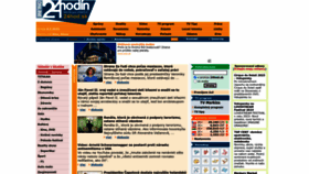 What 24hod.sk website looked like in 2023 (3 years ago)