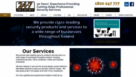 What 247security.ie website looked like in 2023 (1 year ago)
