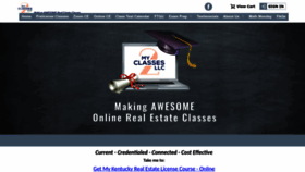What 2myclasses.com website looked like in 2023 (1 year ago)