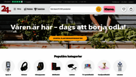 What 24.se website looked like in 2023 (2 years ago)