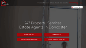 What 247propertyservices.co.uk website looked like in 2023 (This year)