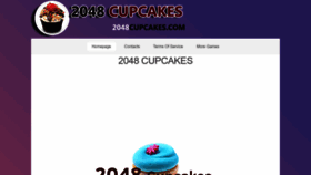 What 2048cupcakes.com website looked like in 2023 (This year)