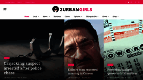 What 2urbangirls.com website looked like in 2023 (This year)
