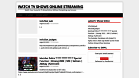 What 24-7tvshows.com website looked like in 2023 (This year)