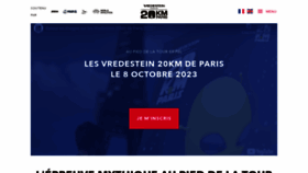 What 20kmparis.com website looked like in 2023 (This year)