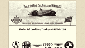 What 2040cars.com website looked like in 2023 (This year)