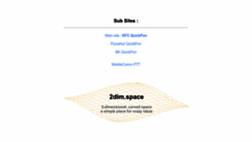 What 2dim.space website looked like in 2023 (This year)
