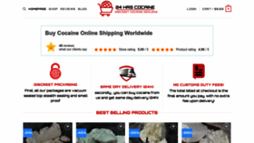 What 24hrs-cocaine.com website looked like in 2023 (This year)