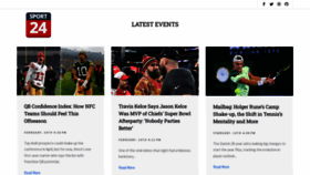 What 24-sportnews.com website looks like in 2024 