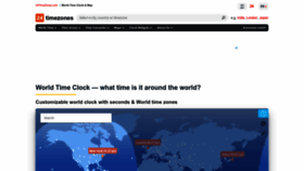 What 24timezones.com website looks like in 2024 