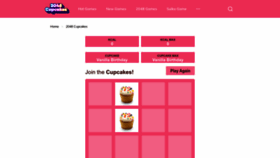 What 2048cupcakes.io website looks like in 2024 
