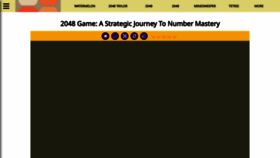 What 2048-game.io website looks like in 2024 